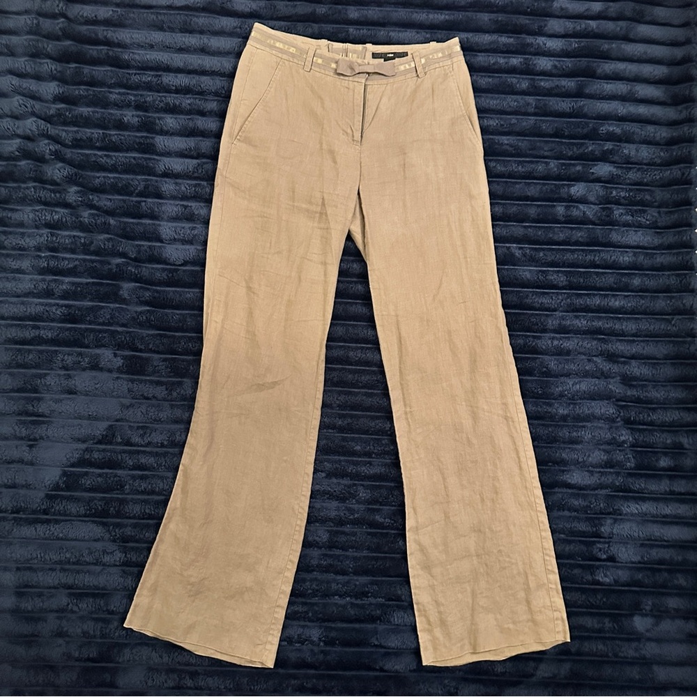 H&M Tan Linen Pants - Women’s Size 4